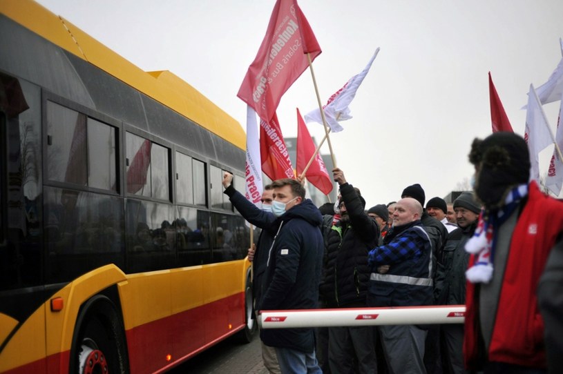 Strajk w Solarisie rozpoczął się 24 stycznia /Norbert Rzepka /Reporter