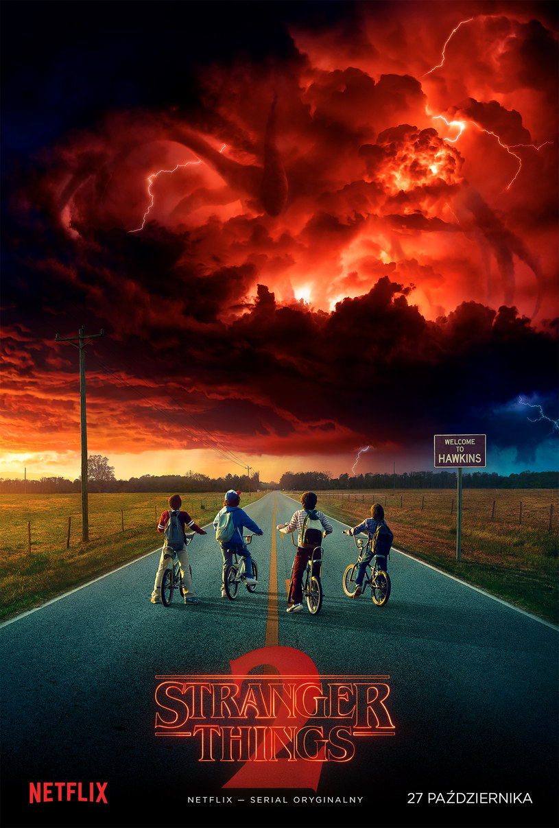 "Stranger Things": Plakat promujący drugi sezon /Netflix /materiały prasowe