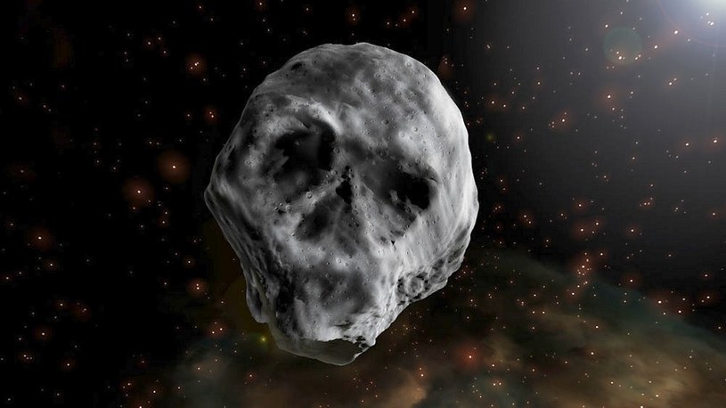 Straszna planetoida, wyglądająca jak ludzka czaszka, powraca w okolice Ziemi /Geekweek