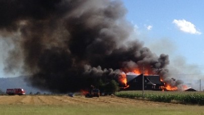 Straty po pożarze tartaku w Szybowicach liczone w milionach