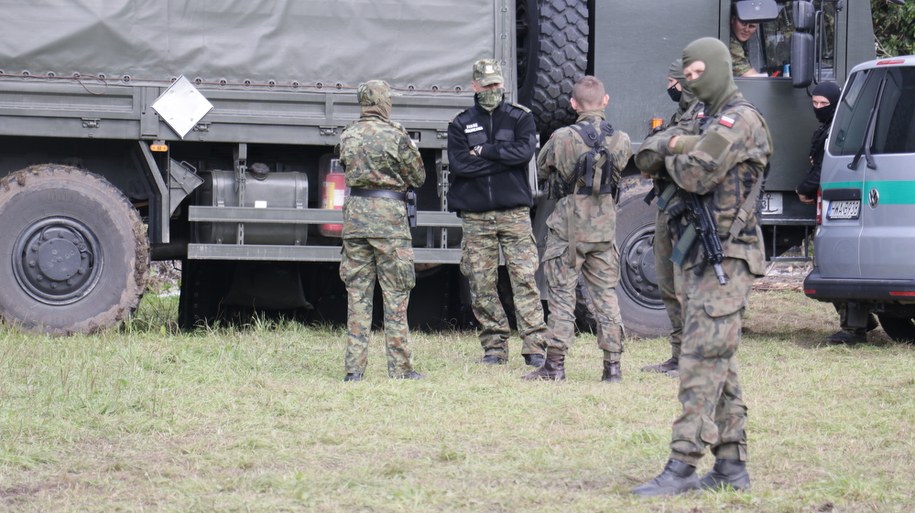 Straż graniczna na granicy polsko-białoruskiej /Jakub Rutka /RMF FM