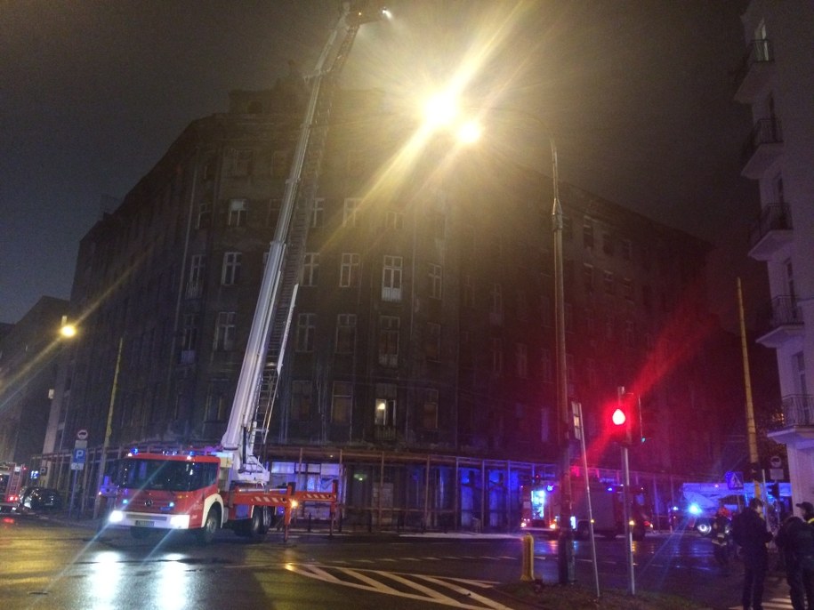 Straż podczas akcji gaśniczej /Maciej Jermakow /RMF FM