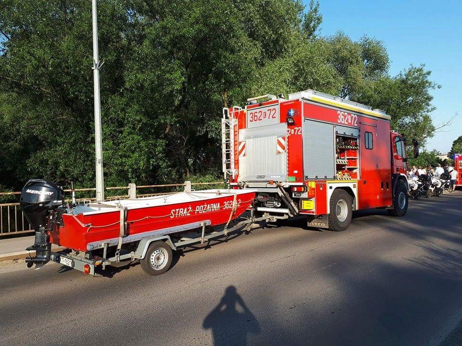 Straż pożarna na miejscu zdarzenia /Jasło112 /