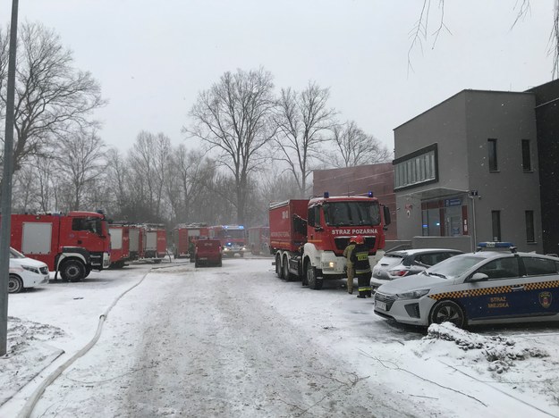 Straż pożarna na miejscu zdarzenia /Marek Wiosło /RMF FM