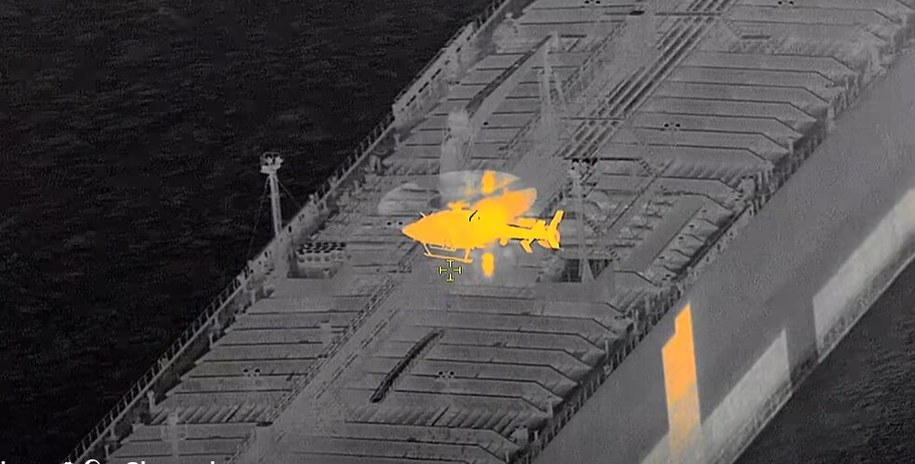 Straż Przybrzeżna Szwecji (Kustbevakningen) opublikowała film z wejścia na pokład tankowca Sea Owl 1. /Straż Przybrzeżna Szwecji /