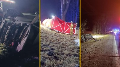 Strażacy musieli użyć narzędzi hydraulicznych. Tragedia na DK5