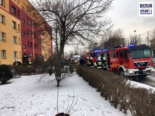 Strażacy na miejscu zdarzenia /Bieruń - Sprawy z Twojego Miasta  /Gorąca Linia RMF FM