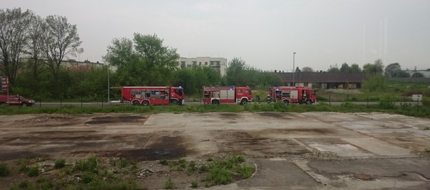 Strażacy na miejscu zdarzenia /Gorąca Linia RMF FM