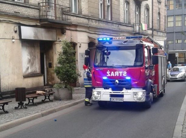 Strażacy na miejscu zdarzenia /Policja Katowice  /