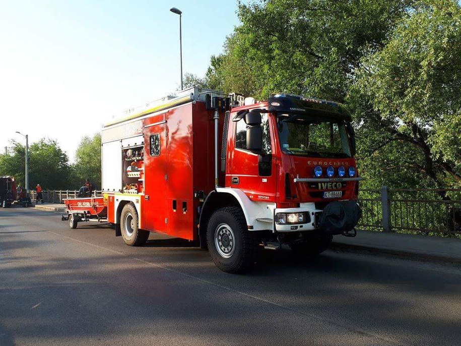 Strażacy na miejscu zdarzenia /Jasło112 /