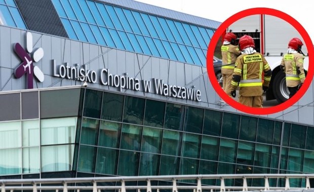 Strażacy ugasili pożar odpadów w pobliżu lotniska Chopina. Nikt nie ucierpiał