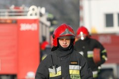 Strażacy walczą z groźnym pożarem ognia