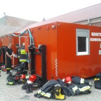 Strażacy z Dolnego Śląska trenują w komorze dymowej