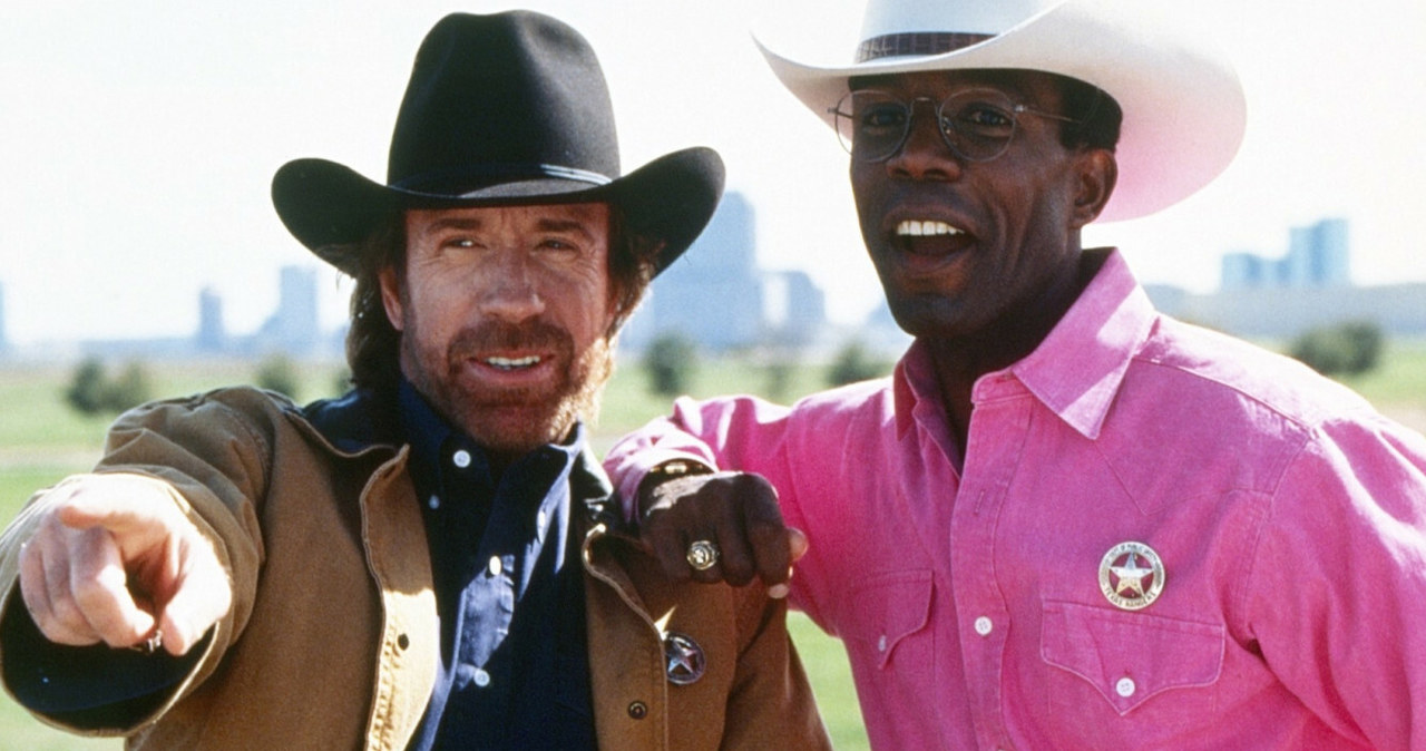 "Strażnik Teksasu": Chuck Norris, Clarence Gilyard Jr., (1995) /CBS/Courtesy Everett Collection/Everett Collection/East News /East News