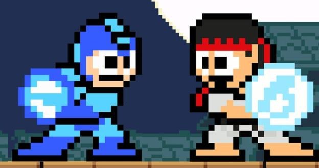 Street Fighter X Mega Man - motyw graficzny /