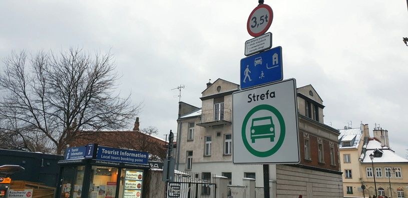 Strefa Czystego Transportu na krakowskim Kazimierzu /INTERIA.PL