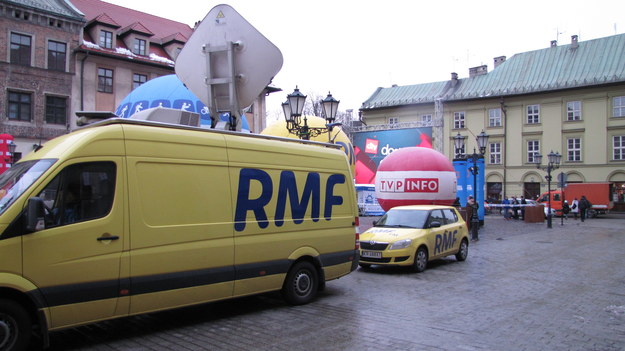 Strefa kibica w Krakowie /Józef Polewka /RMF FM