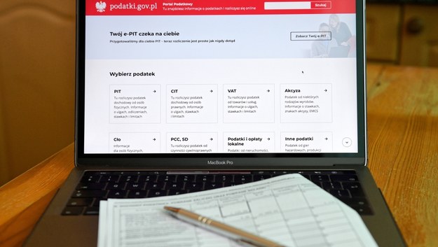 Strona internetowa podatki.gov.pl / 	Darek Delmanowicz    /PAP