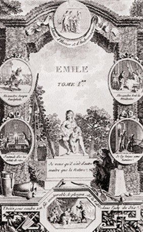 Strona tytułowa Emila Jeana Jacquesa Rousseau /Encyklopedia Internautica
