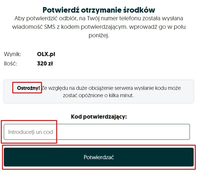 Strona zawiera wiele błędów językowych. To oszustwo / blog.olx.pl /
