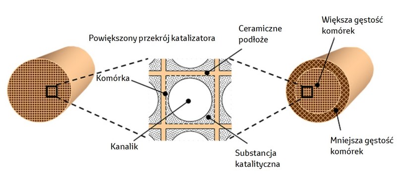 Struktura nowego katalizatora /Informacja prasowa