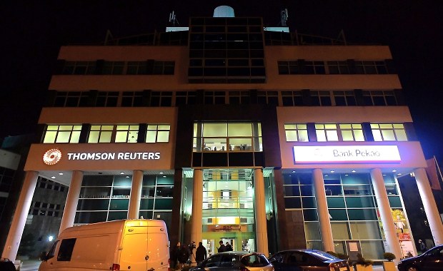 Strzały w biurowcu Thomson Reuters w Gdyni. Zatrzymano obywatela Białorusi 