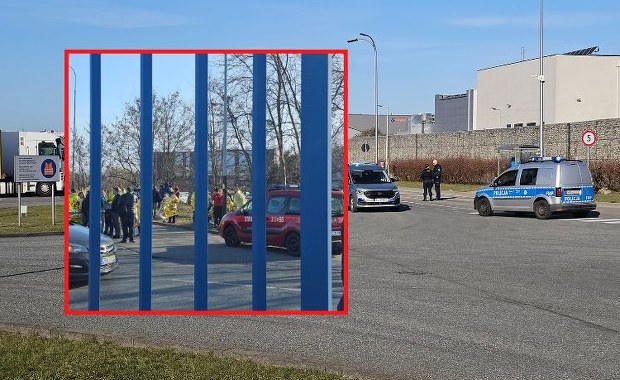 Strzały w fabryce Procter and Gamble w Łodzi. Akcja policji