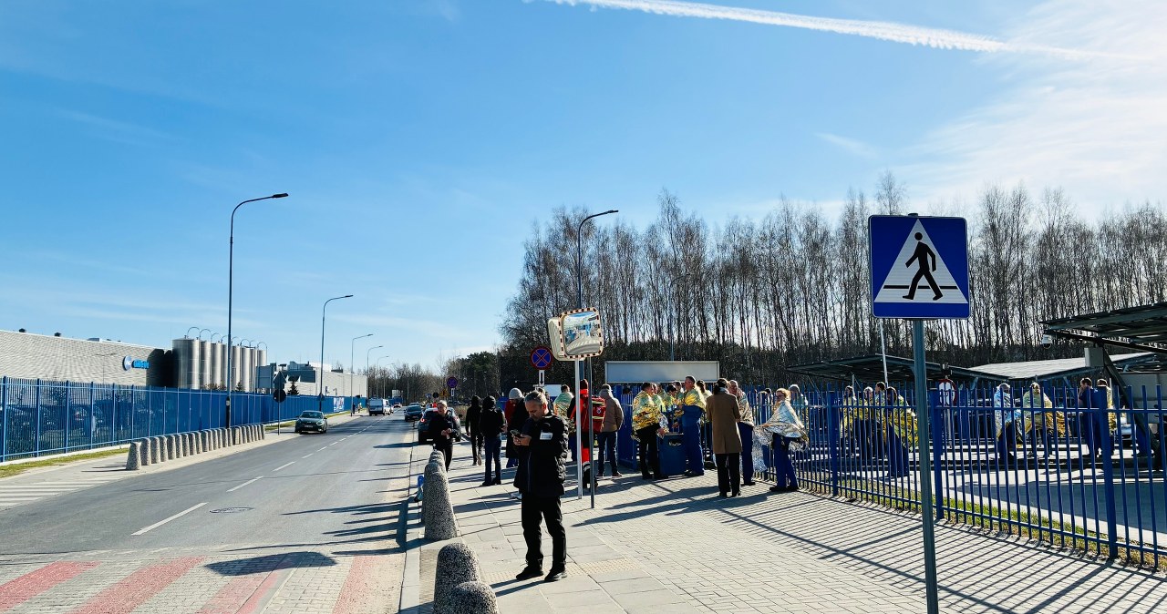 Strzały w fabryce w Łodzi 