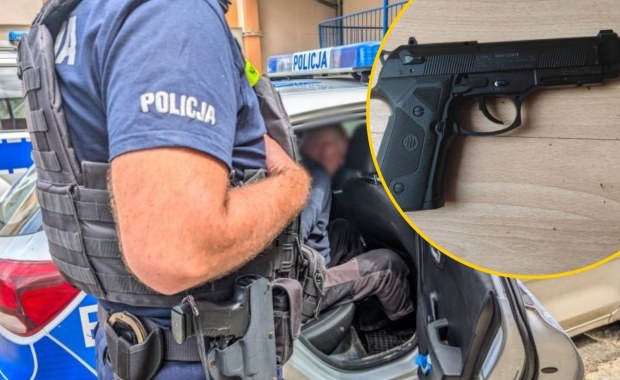 Strzelał do policjantów, groził im piłą. Dramatyczne sceny na Dolnym Śląsku