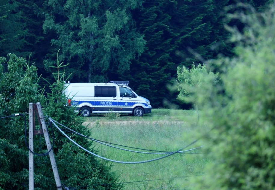 Strzelanina w Starej Wsi pod Limanową. Miejsce odnalezienia ciała Tadeusza D. /Wojciech Olkusnik/East News /East News