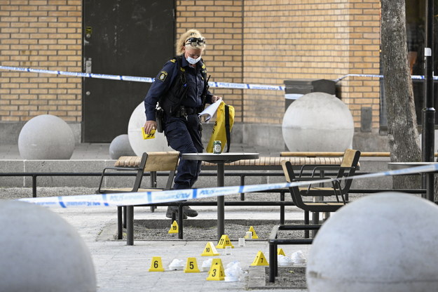Strzelanina w Sztokholmie /EPA/Anders Wiklund/TT /PAP/EPA