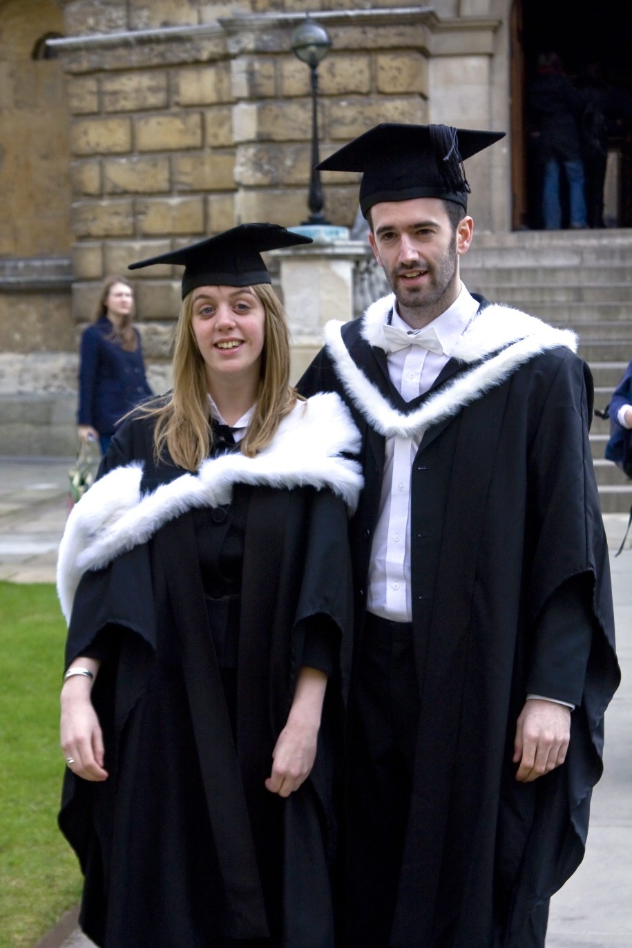 Studenci Uniwersytetu Oxfordzkiego /Jerzy Ochoński   /PAP