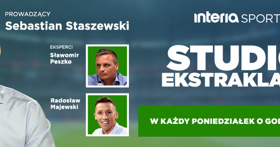 Studio Ekstraklasa w każdy poniedziałek o 20:00 /interia /materiały prasowe