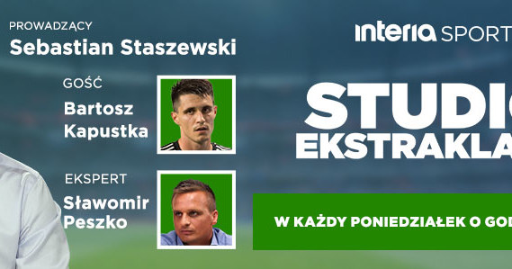 Studio Ekstraklasa w każdy poniedziałek o 20:00 /Interia.pl /materiały promocyjne