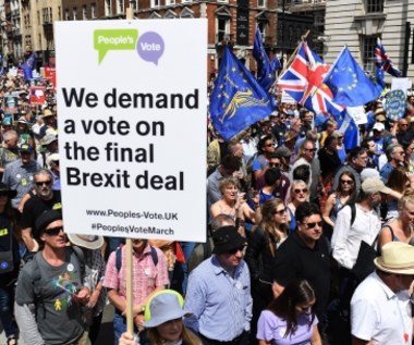 Stutysięczny marsz z żądaniem powtórki referendum ws. Brexitu