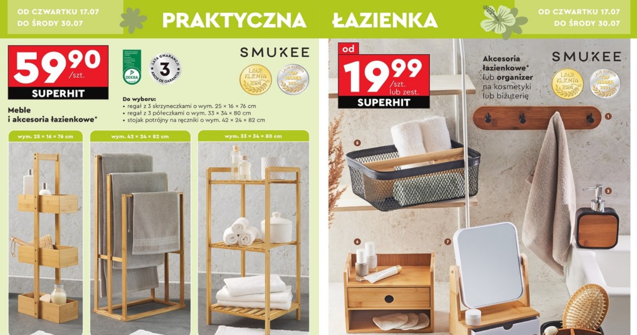 Stylowe dodatki, które zmienią twoją łazienkę. Biedronka ruszyła z wyjątkową promocją /Biedronka /INTERIA.PL