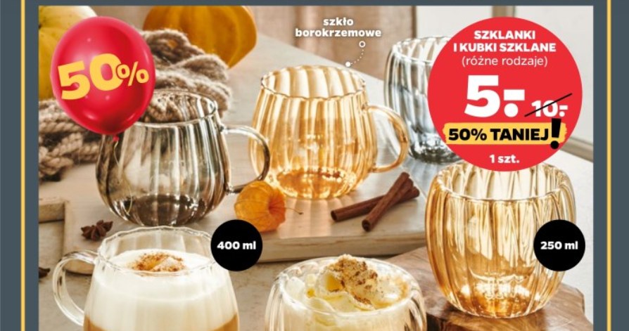 Stylowe kubki i szklanki w Netto /Netto /INTERIA.PL