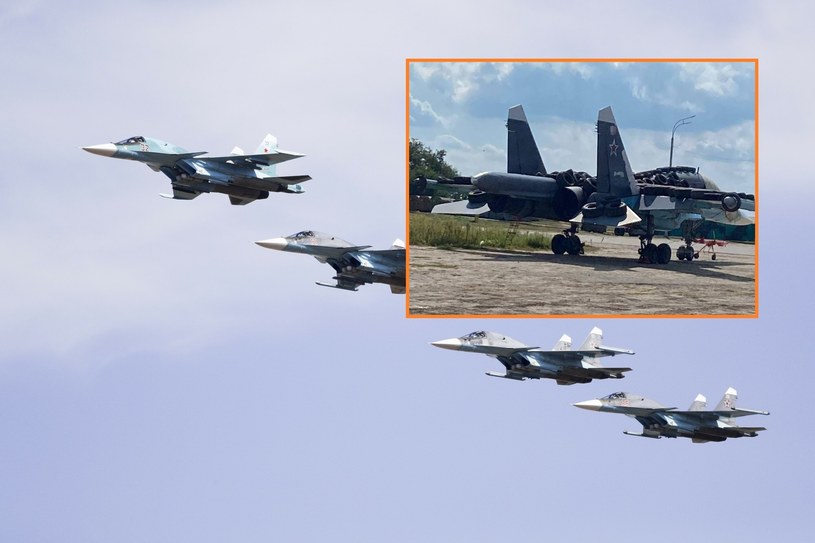 Su-34 pokryte oponami. Po co? /AP/East News/Twitter /East News