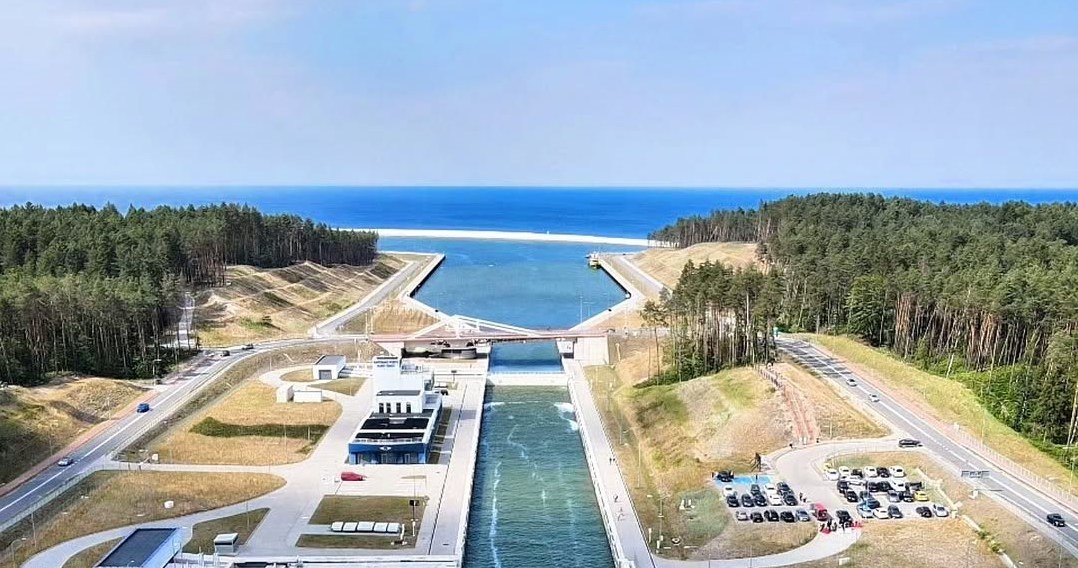 Судноплавний канал на Віслинській косі - унікальна пам’ятка на Балтійському морі /Domena publiczna