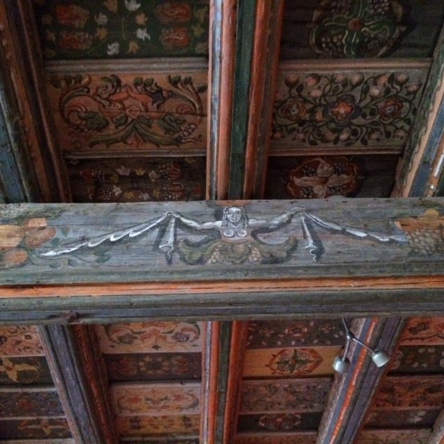 Sufit jednego z pomieszczeń w muzeum w Tarnowskich Górach /Anna Kropaczek /RMF FM