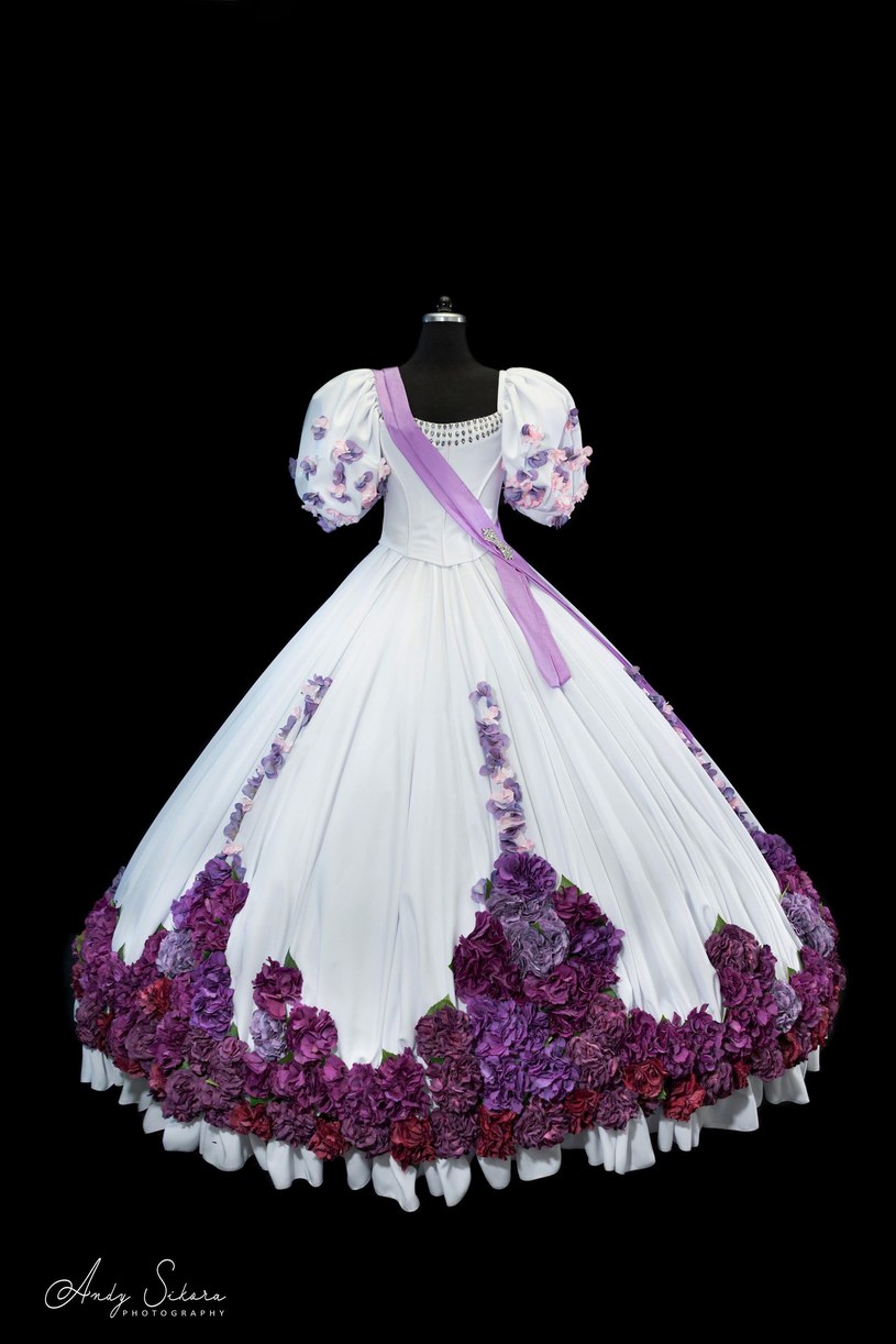 Suknia Violetty Villas, który zostanie wystawiona w Izbie Pamięci, fot. Andy Sikora/Atelier Iwony Stelter /