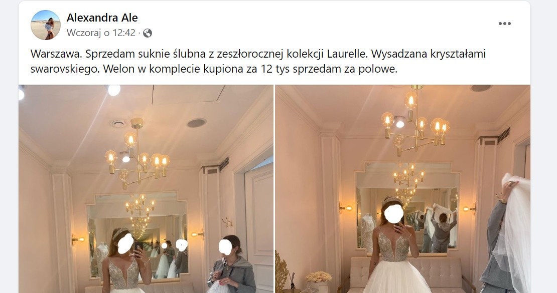 Suknie Opozdy na sprzedaż /Facebook