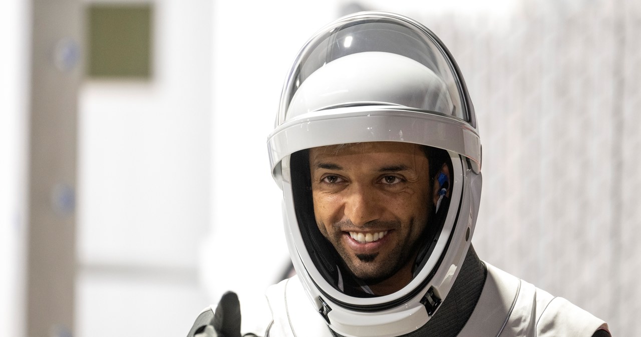 Sultan Alneyadi ze Zjednoczonych Emiratów Arabskich wyjdzie na pierwszy spacer kosmiczny. /JIM WATSON /AFP