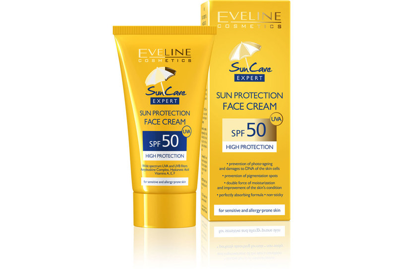 Sun Care Ochronny Krem do twarzy Eveline /Styl.pl/materiały prasowe