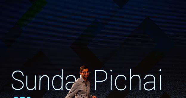 Sundar Pichai, prezes Google Inc. Fot. CHANDAN KHANNA /AFP