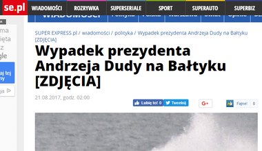 "Super Express": Skuter nie posłuchał prezydenta