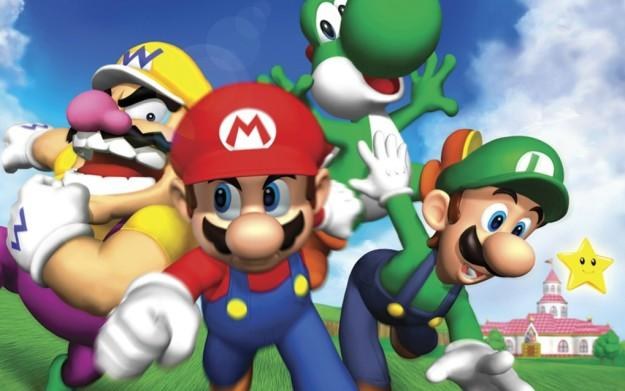 Super Mario 64 - motyw graficzny /Informacja prasowa
