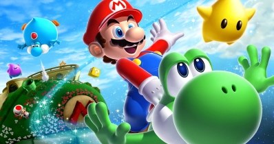 Super Mario Galaxy 2 - motyw graficzny /Informacja prasowa