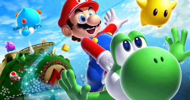 Super Mario Galaxy 2 - motyw graficzny /Informacja prasowa