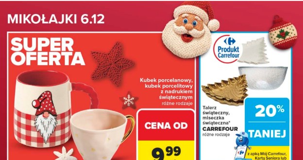 Super oferta dekoracji na Mikołajki w Carrefour /Carrefour Polska /INTERIA.PL